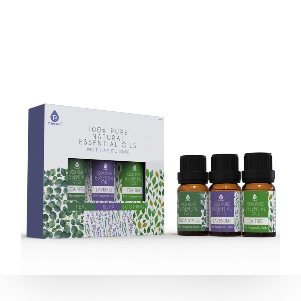 💜New💜 Puresonic 3 pack of 100% Pure Essential Oils